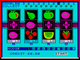 Fruit Machine screenshot 4 for ZX Spectrum